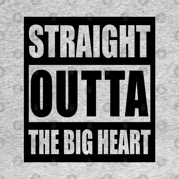 Straight Outta The Big Heart - Houston City, Texas, USA Pride, Traveler Souvenir Gift For Men, Women & Kids by Art Like Wow Designs